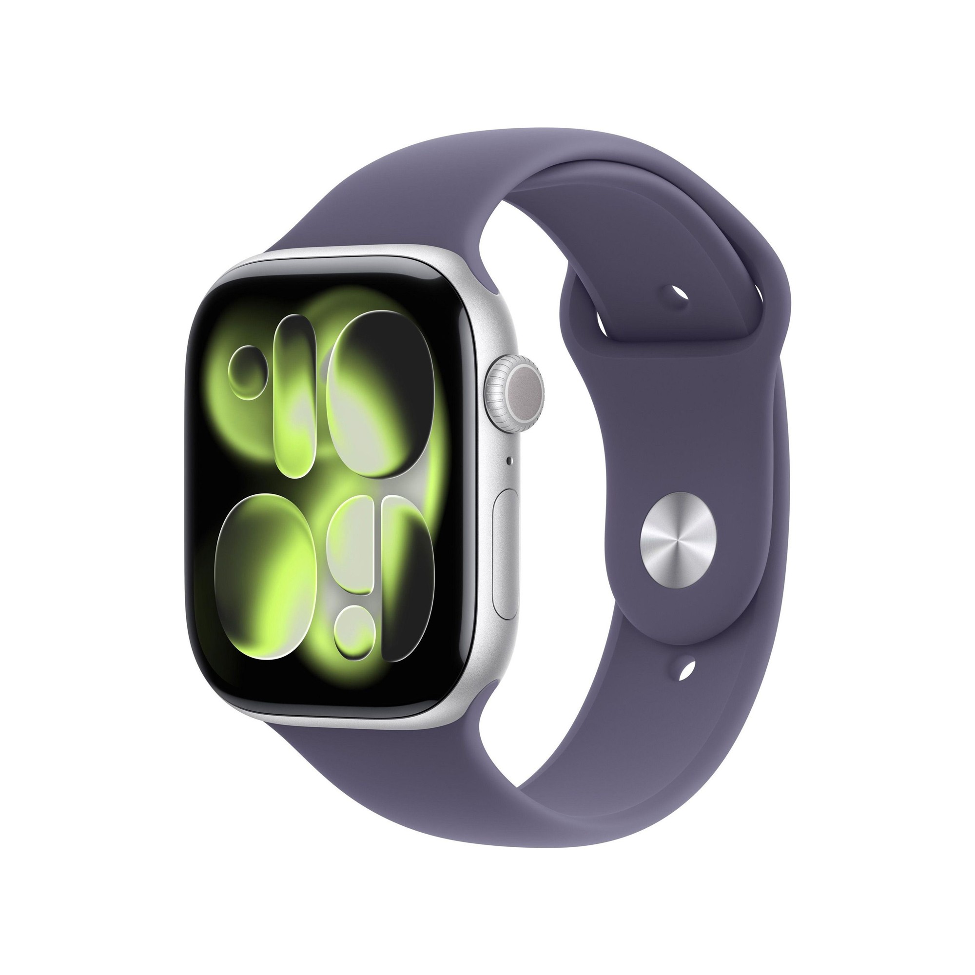 Apple Watch Series 11 GPS 46mm Silver Alu. Case w. Purple Fog S. Band - M/L (MEVA4) (Open Box)